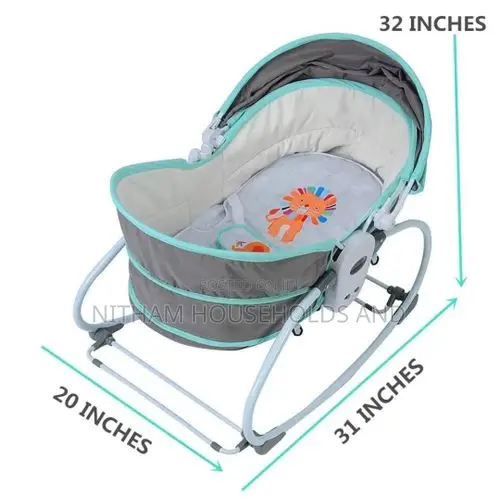 5-in-1 Bouncer Chair Multifunction Adjustable Music