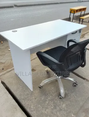 Modern Office Desk With Lockable Drawer Egornomic Mesh Chair