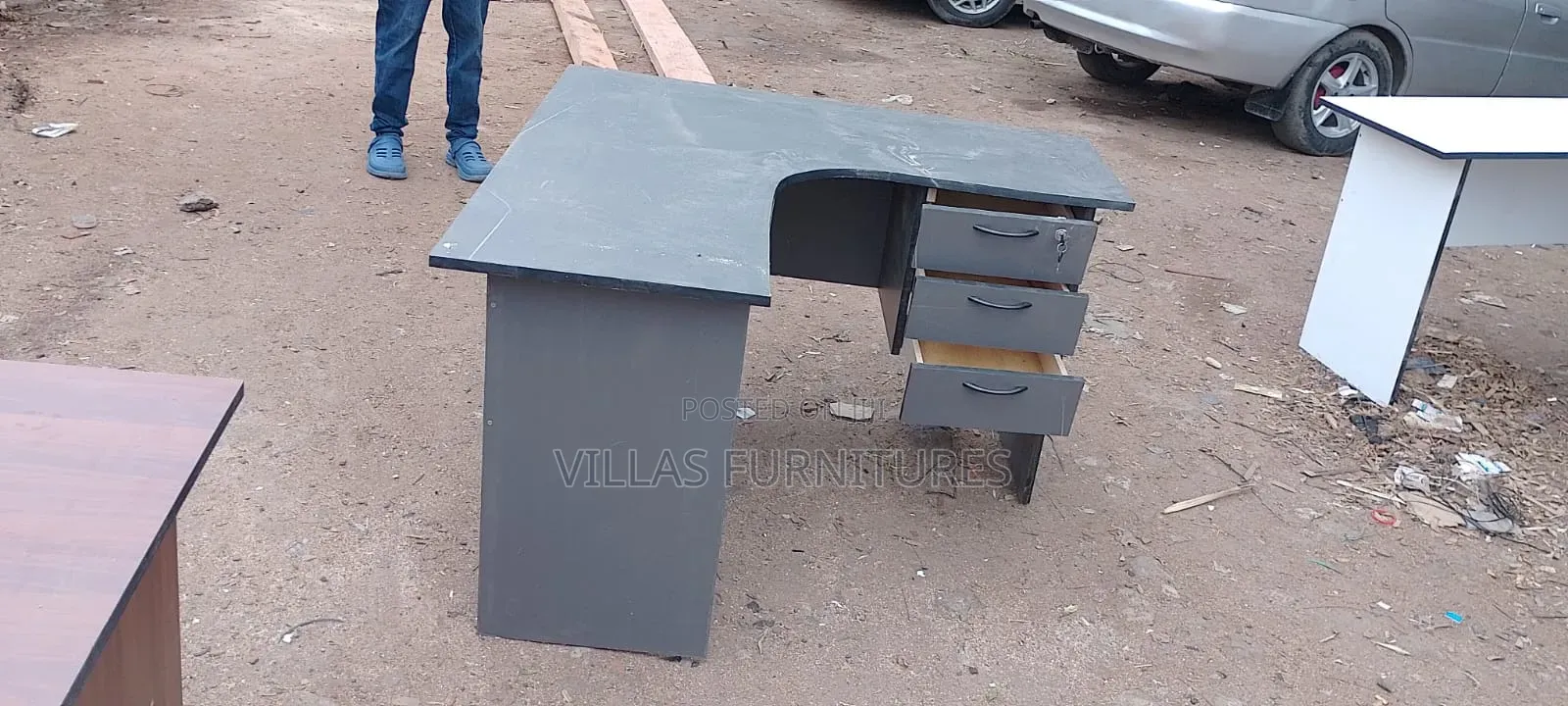 Executive Quality L Shaped Office Desk