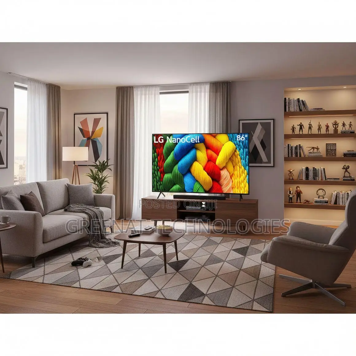 LG 65NANO84 65" NanoCell Smart TV | Pure Colour • AI • HDR10 Pro