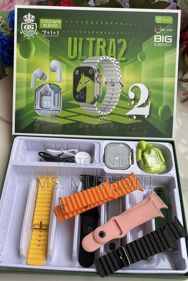 2.20" Super AMOLED Infinite Screen Crown S300 Ultra 2 Combo Kit