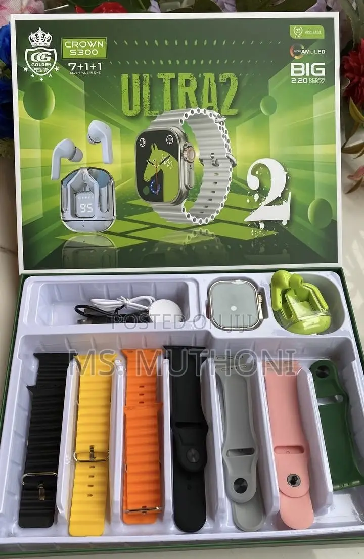 2.20" Super AMOLED Infinite Screen Crown S300 Ultra 2 Combo Kit