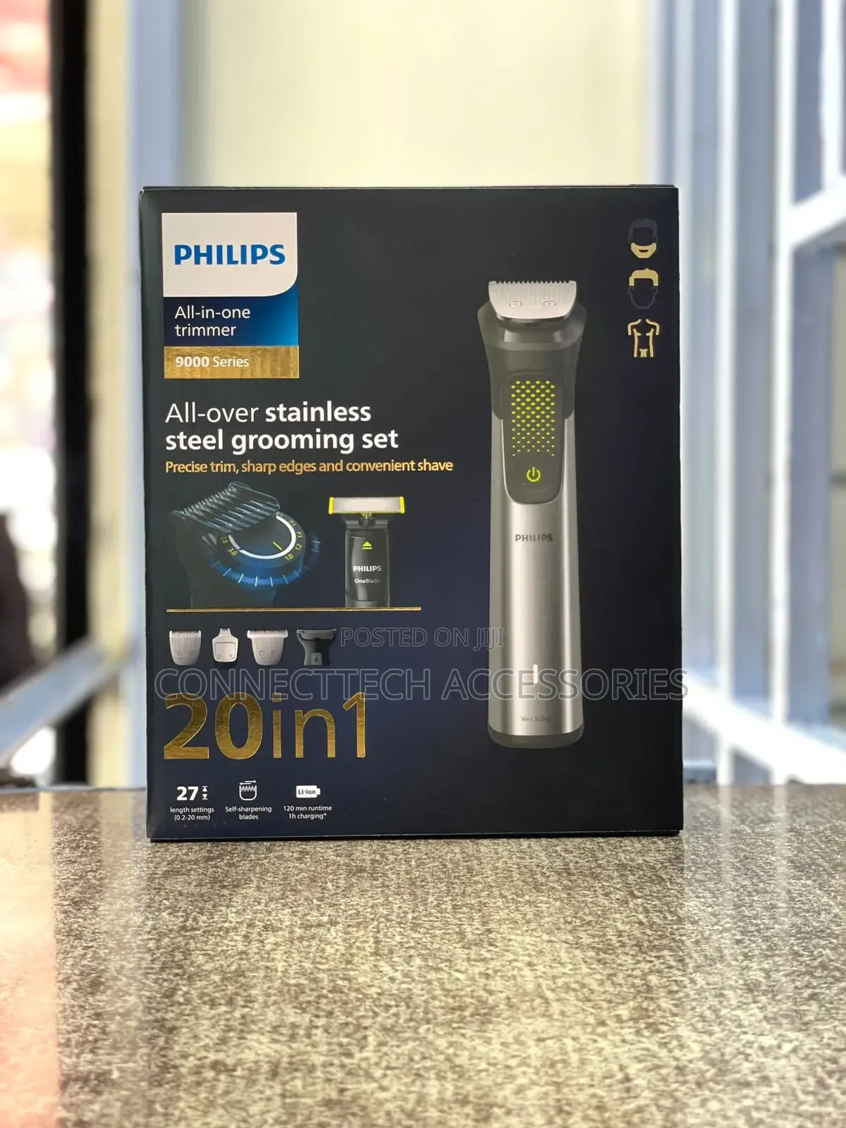 Philips Multigroom,20-Piece All-in-One Trimmer Set With Storage Pouch,