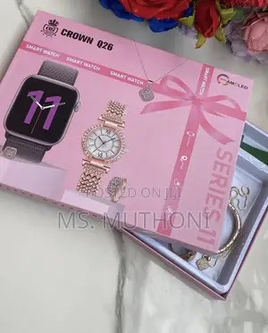 A58 Plus 6-in-1 / 7-in-1 Luxury Women's Smartwatch Gift Set