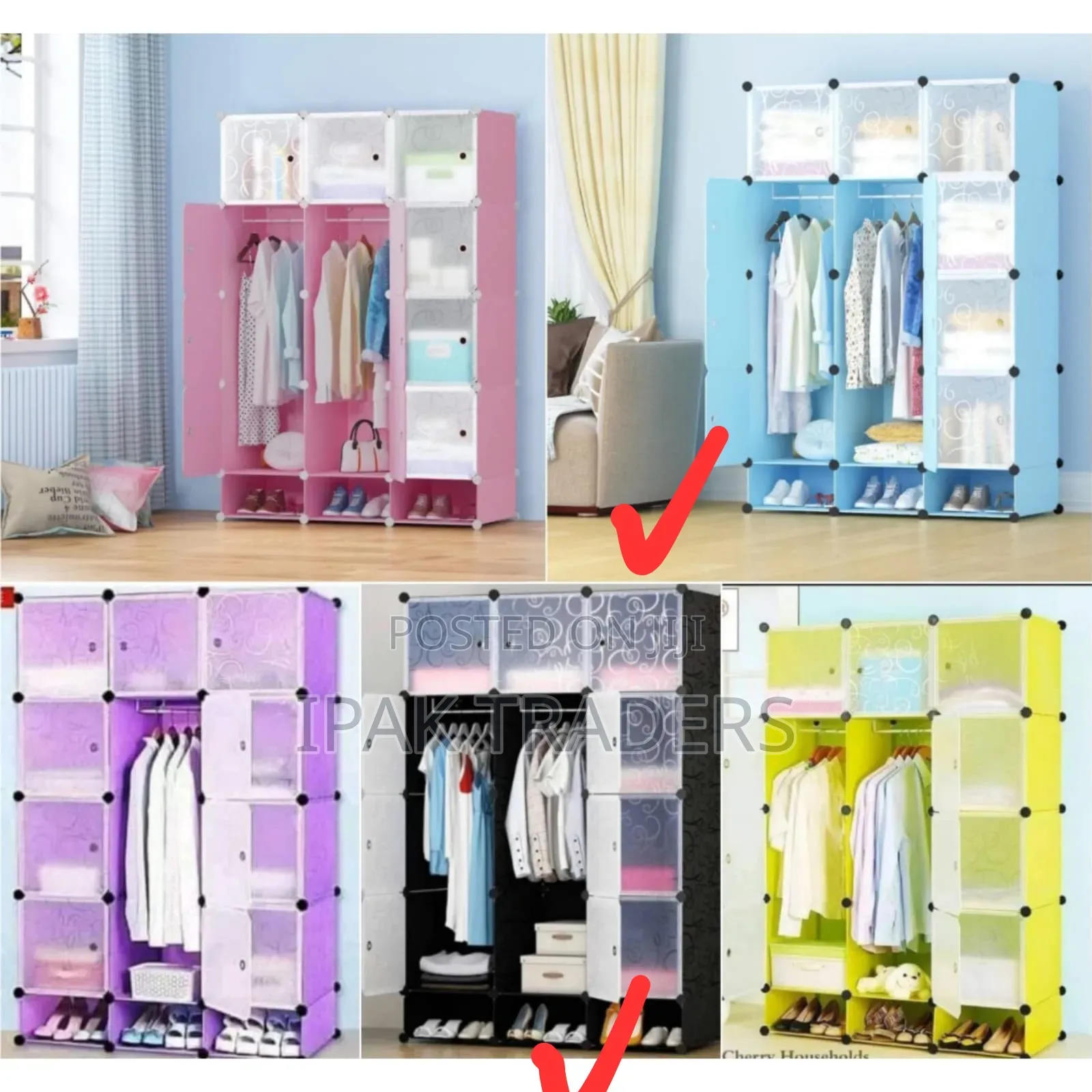 *Plastic Wardrobe*
*Blue Black Available*