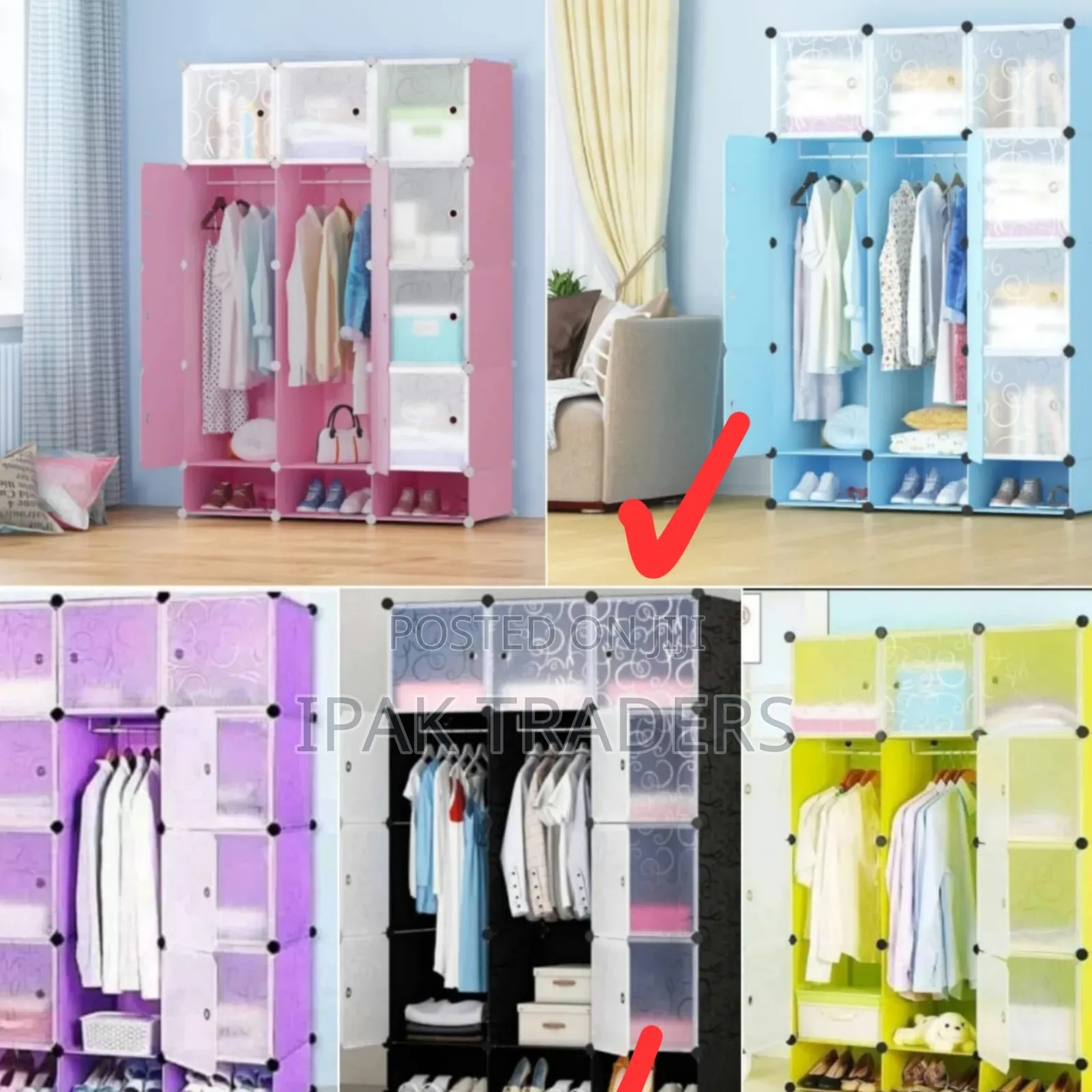 *Plastic Wardrobe*
*Blue Black Available*