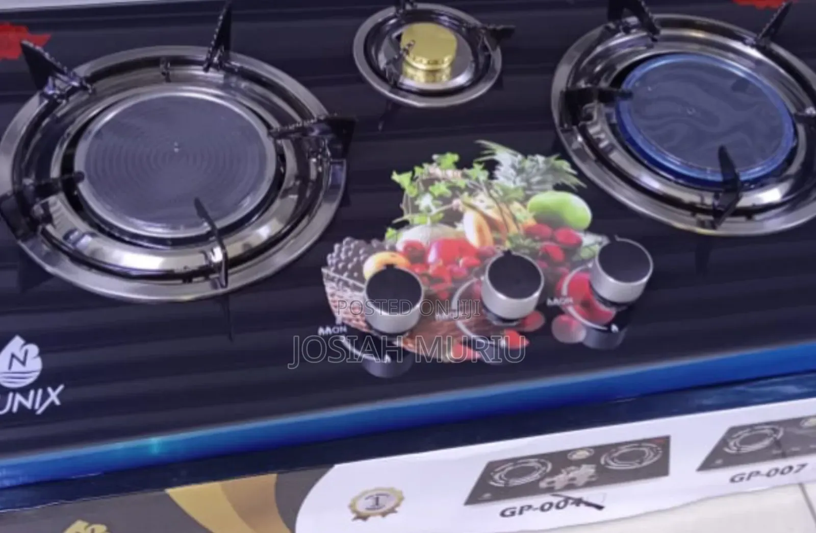 Glass 3-Burner Gas Stove
Modern