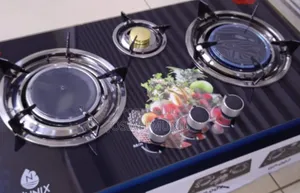 3 Burner Glass Tog Gas Cooker Nunix Brand