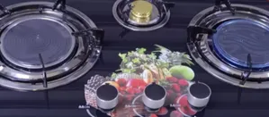3 Burner Glass Tog Gas Cooker Nunix Brand