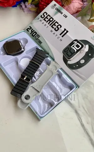 2 Strap Quality Smart Watch Gift Set
