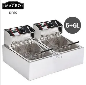 *Macro Double Deep Fryer(12ltrs