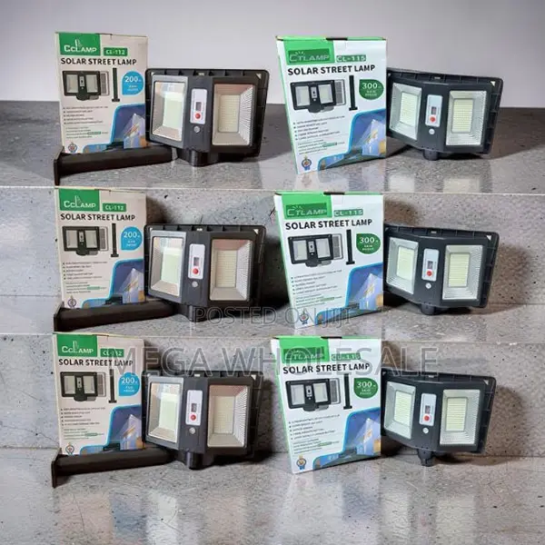 Budget Prices Bright 200W 300W Watts 500W Solar Street Lights