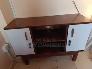 Dual Design Wooden TV Stand
