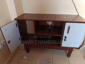 Dual Design Wooden TV Stand