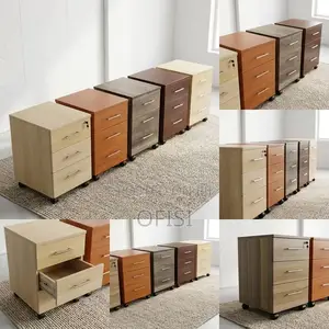 Office Cabinet; Filing Cabinet With Storage and Wheels