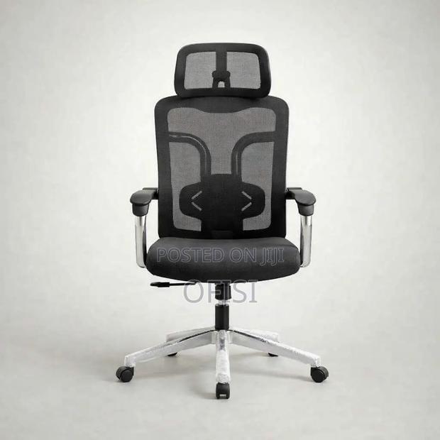 Office Chair; Ergonomic Mesh Fabric Office Chair - thumbnail 4