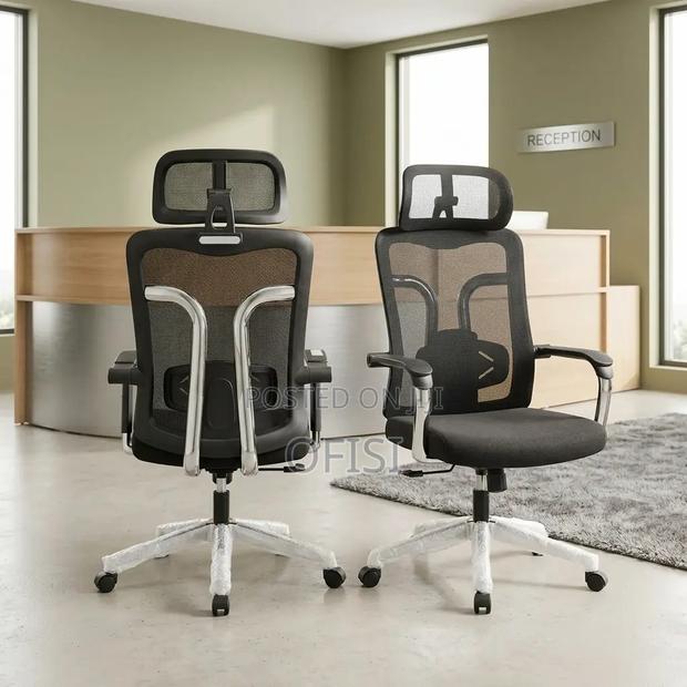 Office Chair; Ergonomic Mesh Fabric Office Chair - thumbnail 2