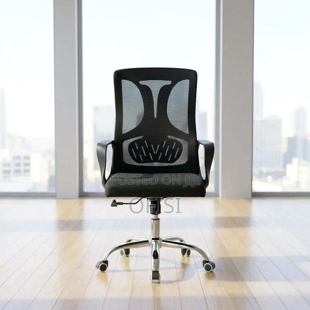 Office Chair; Mid Back Mesh Adjustable Chair - thumbnail 6