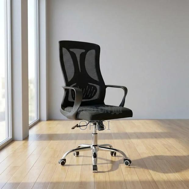 Office Chair; Mid Back Mesh Adjustable Chair - thumbnail 7
