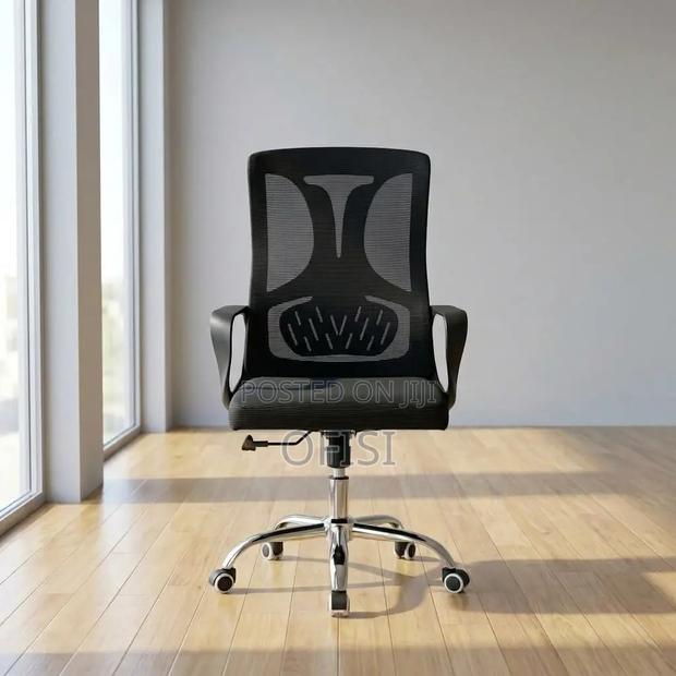 Office Chair; Mid Back Mesh Adjustable Chair - thumbnail 8