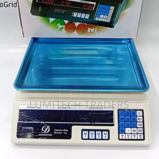 ACS 30 Digital Price Computing Platform Scale -30kg - main view