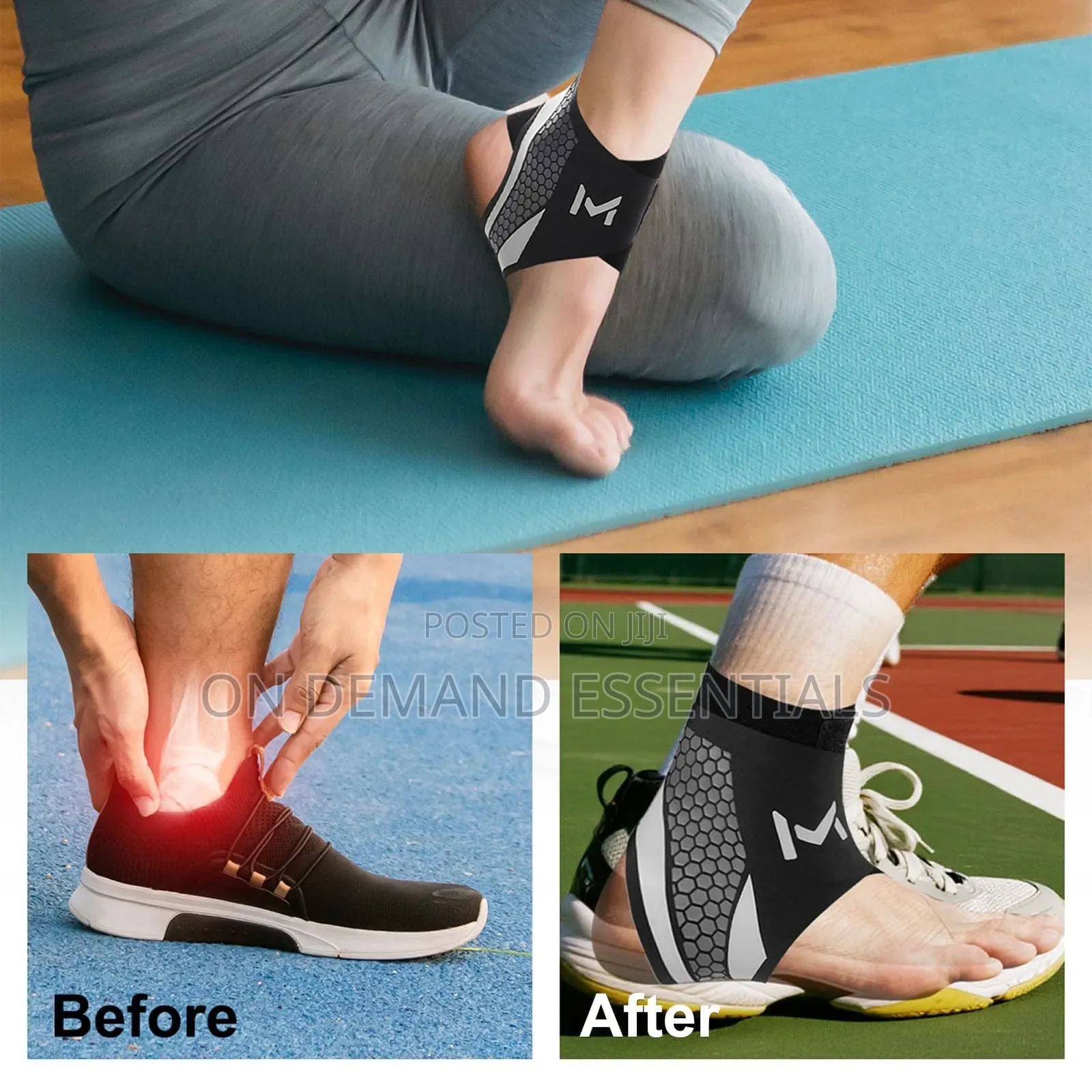 Unisex Orthopedic Compression Ankle Brace Sleeve
