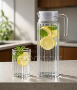 1.1l Luminarc Annealed Quadro Jug + Lid