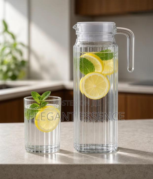 1.1l Luminarc Annealed Quadro Jug + Lid