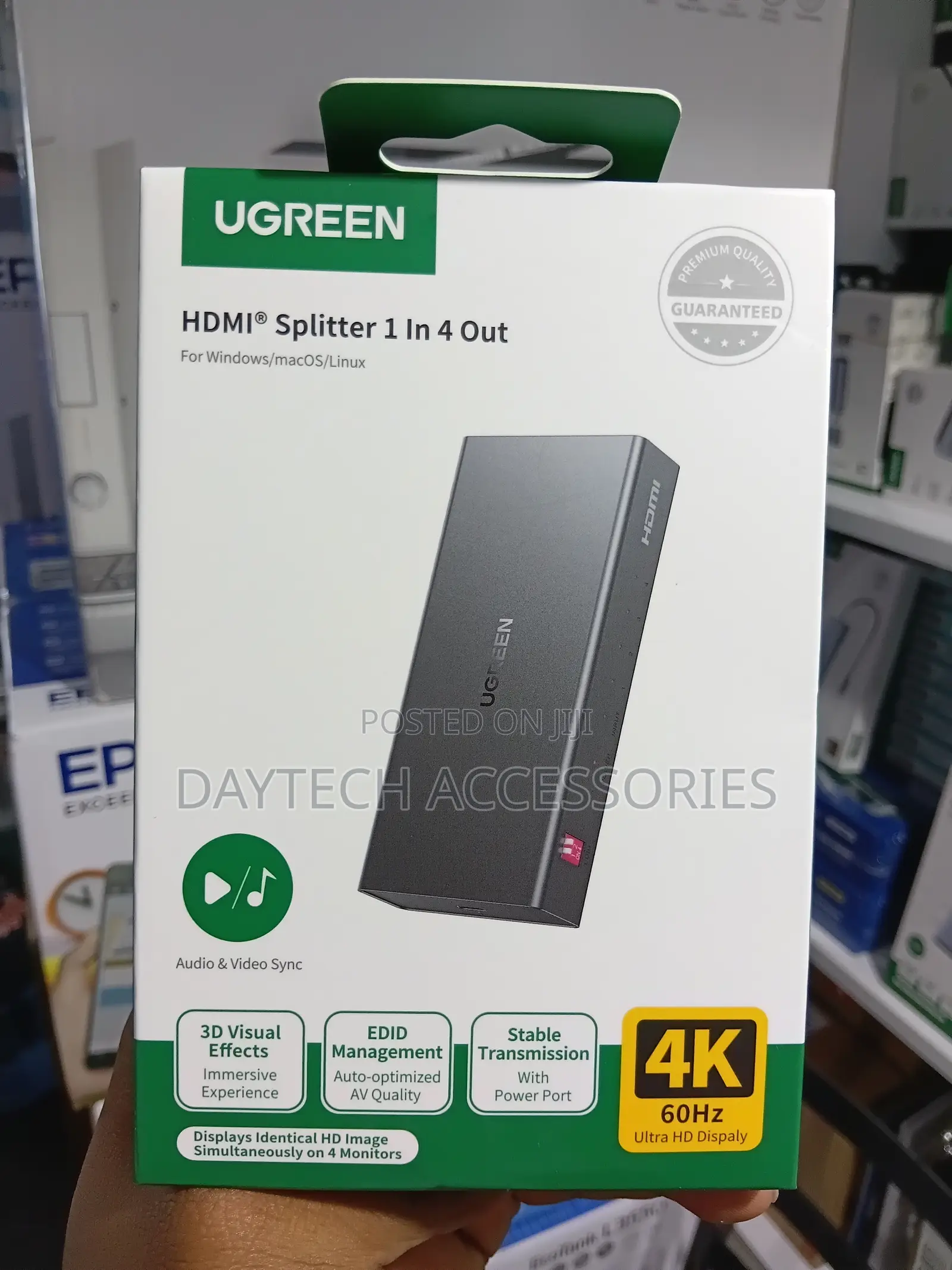 The UGREEN HDMI Splitter 1 in 4 Out (Model 90514 / CM570)