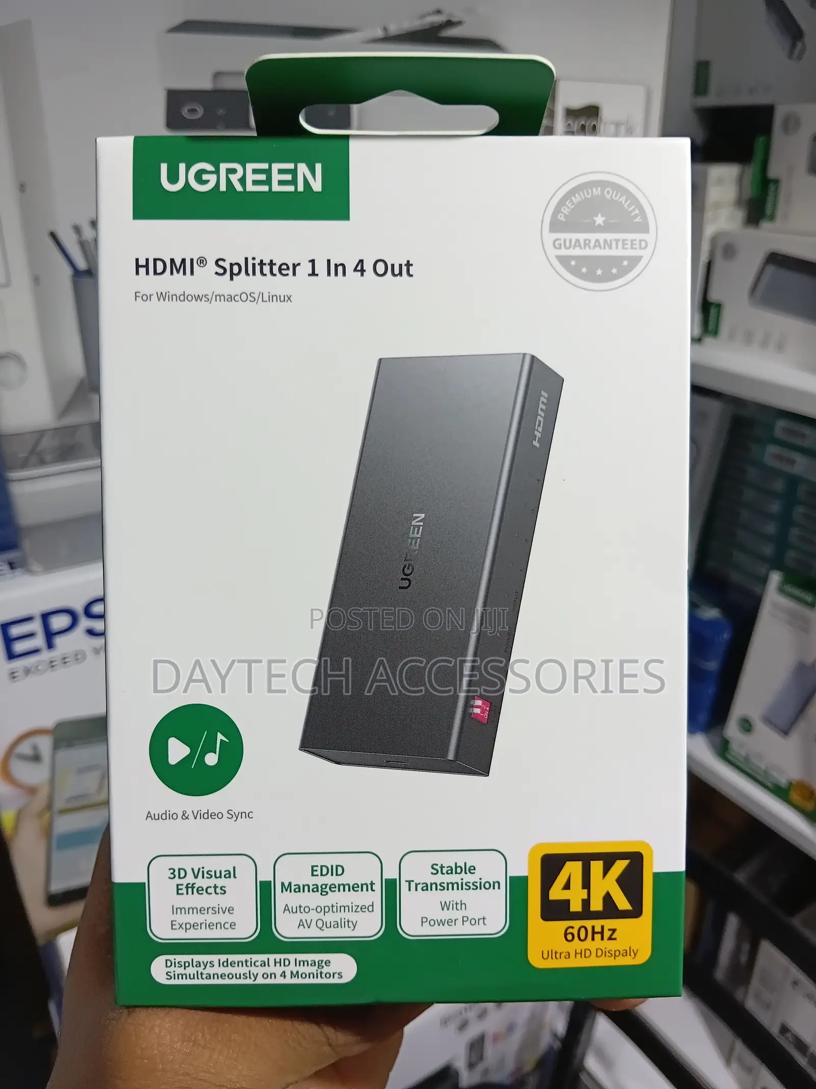 The UGREEN HDMI Splitter 1 in 4 Out (Model 90514 / CM570)