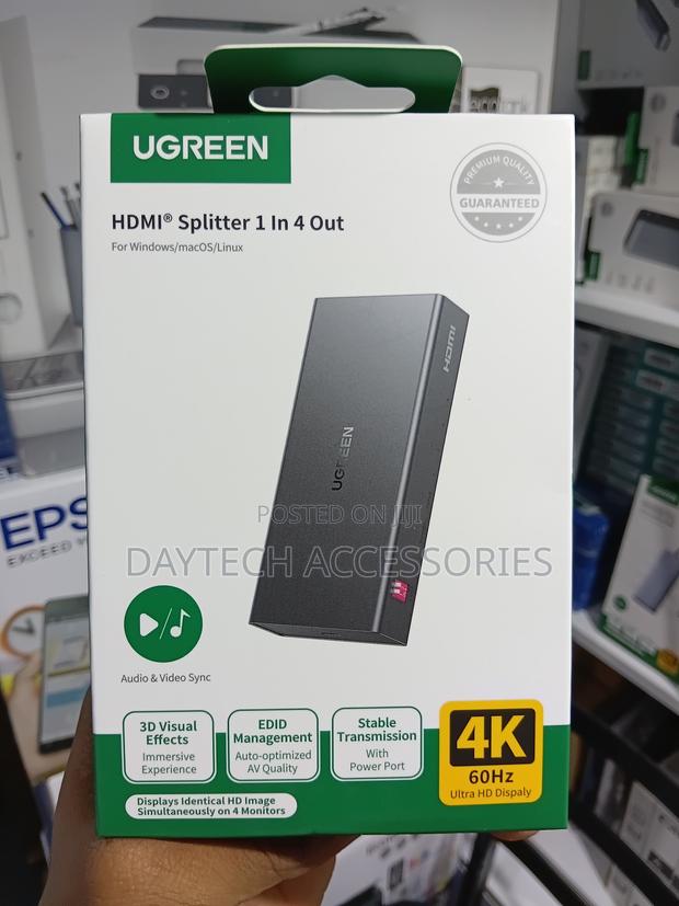 The UGREEN HDMI Splitter 1 in 4 Out (Model 90514 / CM570) - thumbnail 4
