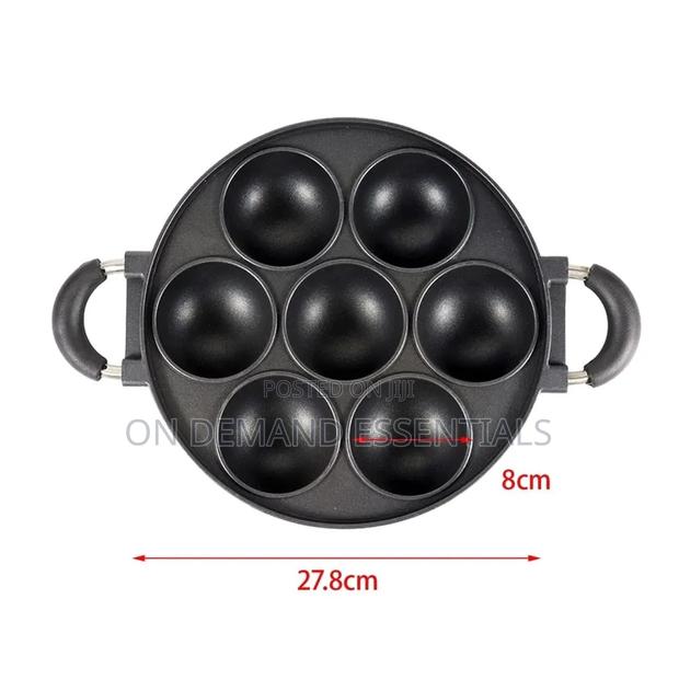 7hole Vitumbua Cooking Cake Pan - thumbnail 2