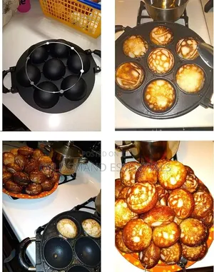 7hole Vitumbua Cooking Cake Pan