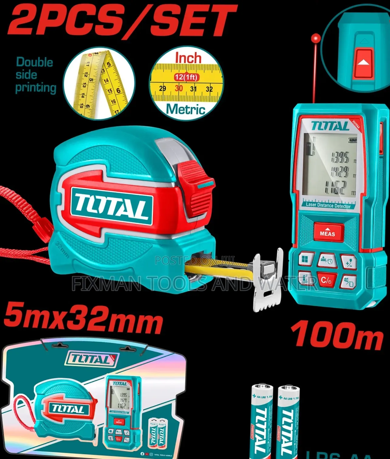 Top Accuracy Total Laser Distance Measurement Detector 100m Distance