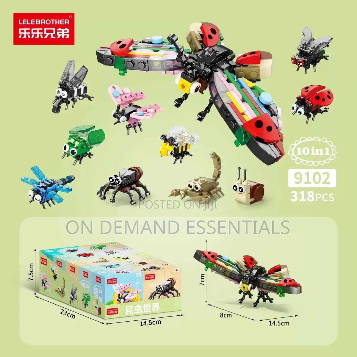 Mini Lego Sets Educational 10 in 1 Design