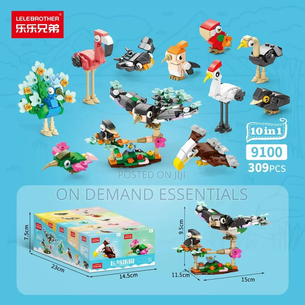 Mini Lego Sets Educational 10 in 1 Design