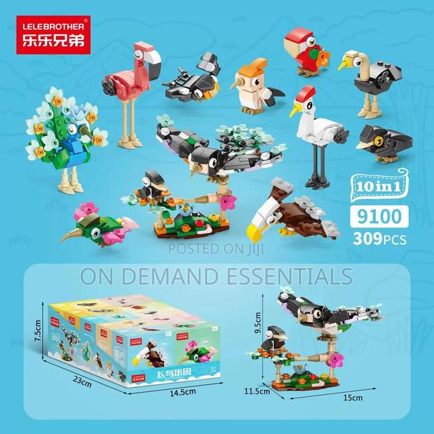 Mini Lego Sets Educational 10 in 1 Design - thumbnail 3
