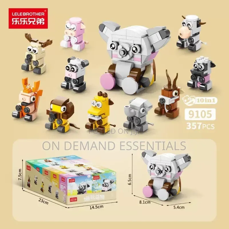 Mini Lego Sets Educational 10 in 1 Design