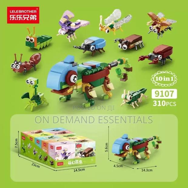 Mini Lego Sets Educational 10 in 1 Design - thumbnail 6