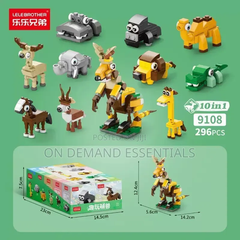 Mini Lego Sets Educational 10 in 1 Design