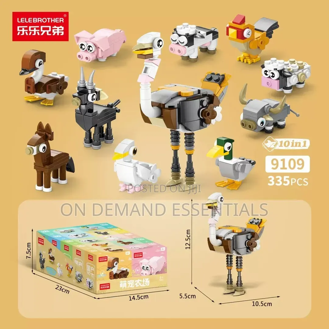 Mini Lego Sets Educational 10 in 1 Design