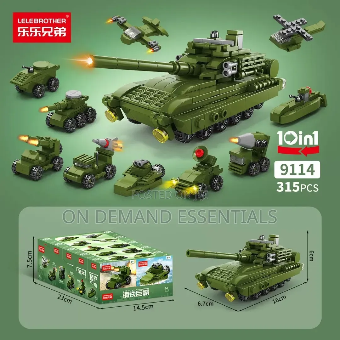 Mini Lego Sets Educational 10 in 1 Design