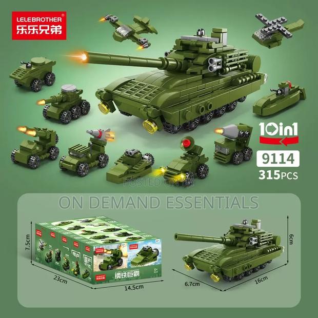 Mini Lego Sets Educational 10 in 1 Design - thumbnail 11