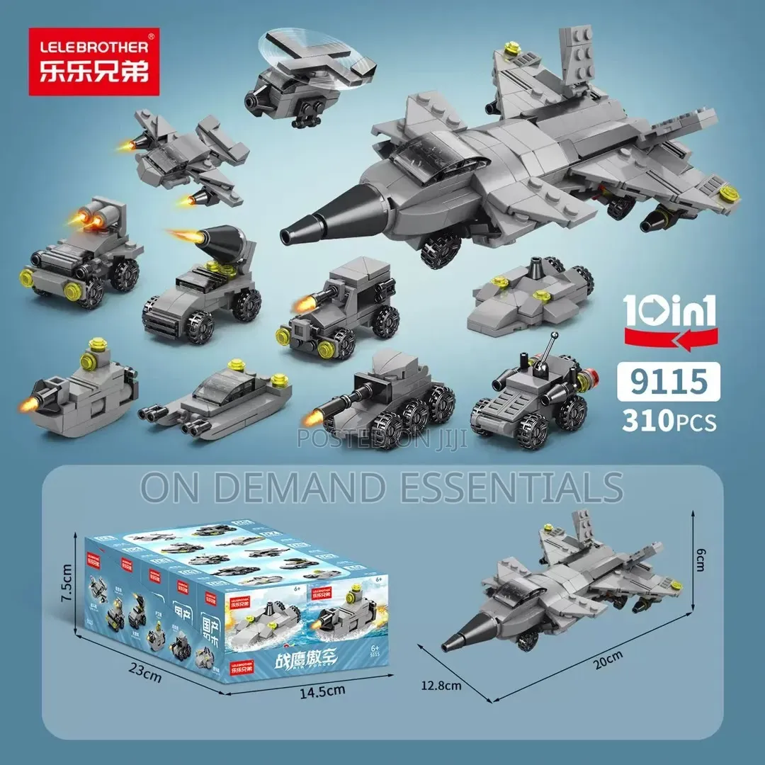 Mini Lego Sets Educational 10 in 1 Design