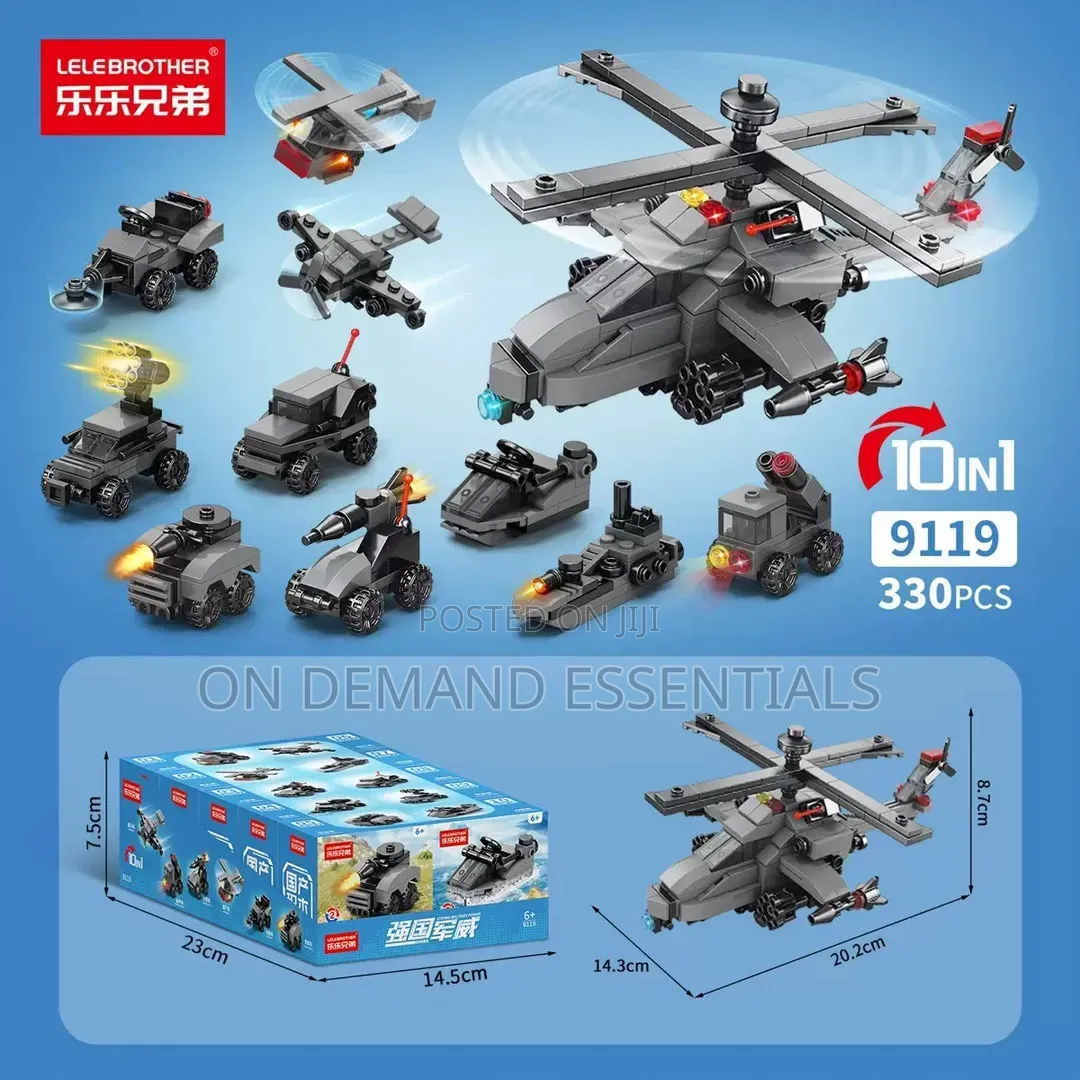 Mini Lego Sets Educational 10 in 1 Design