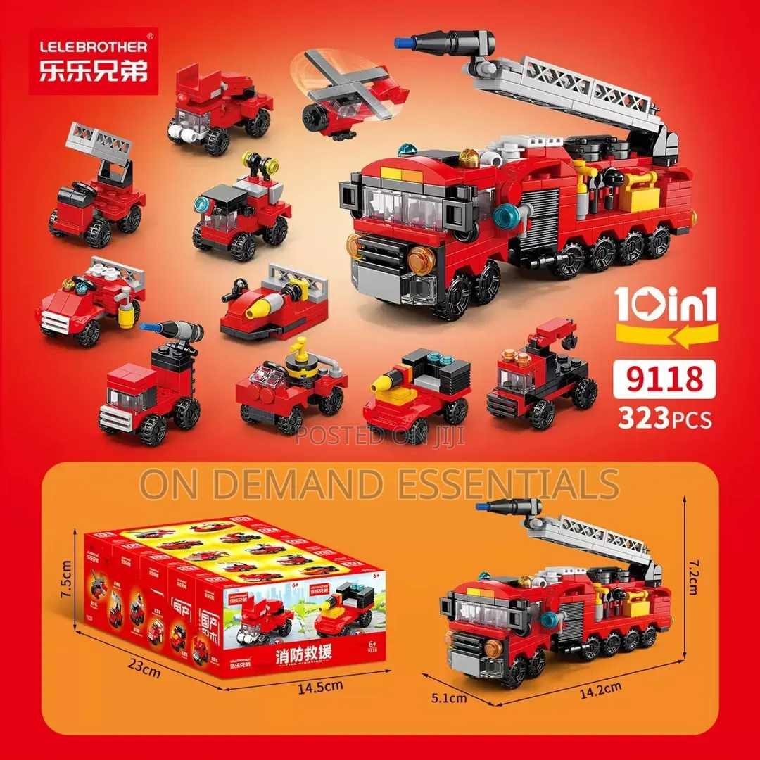 Mini Lego Sets Educational 10 in 1 Design