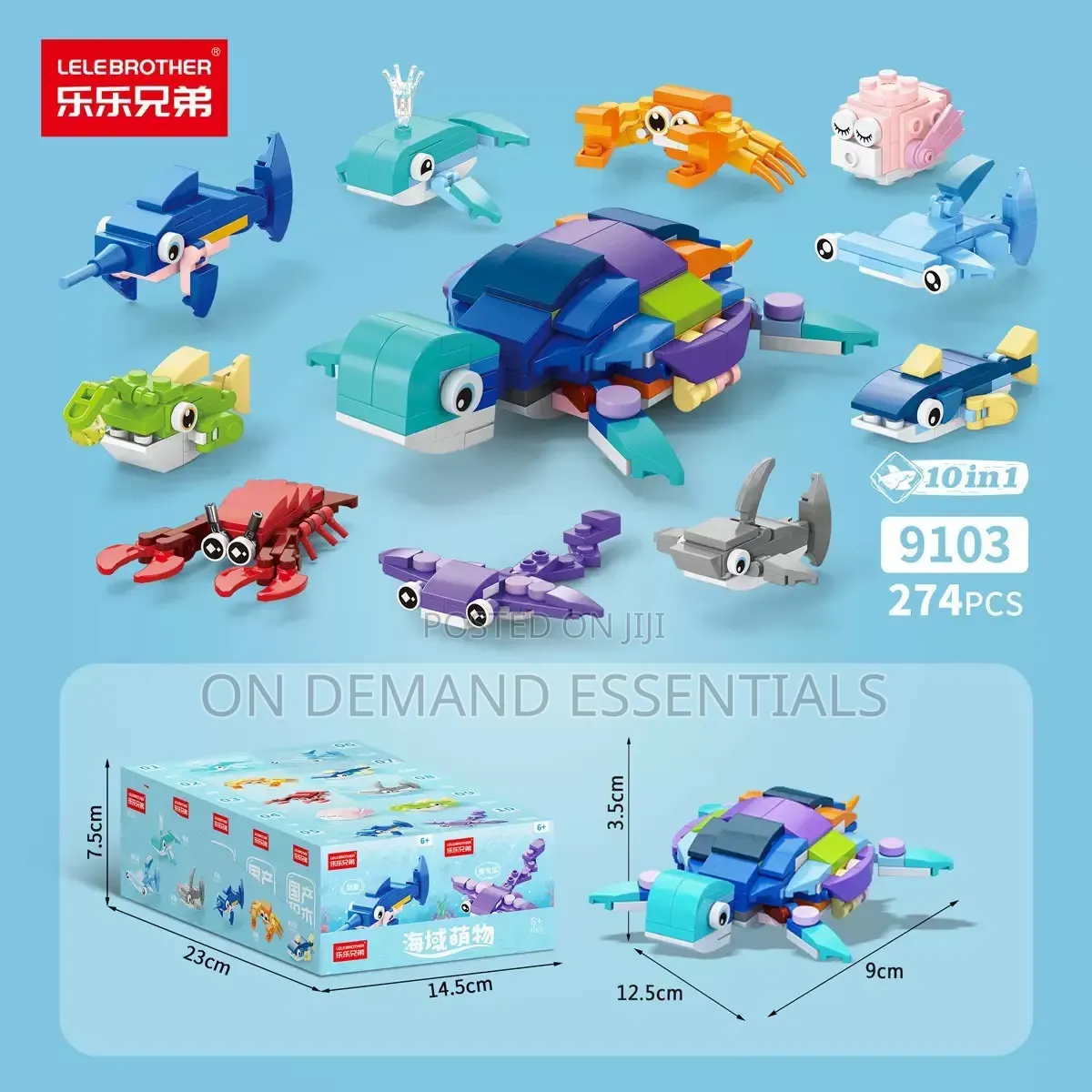 Mini Lego Sets Educational 10 in 1 Design
