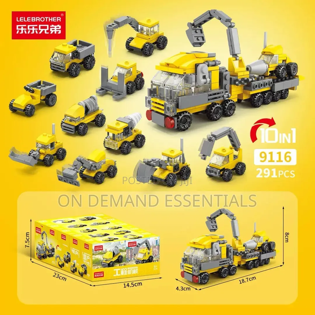 Mini Lego Sets Educational 10 in 1 Design