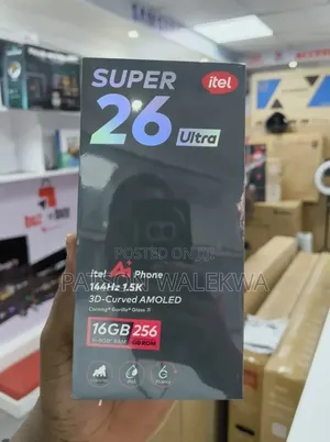 New Itel S26 Ultra 256 GB Black