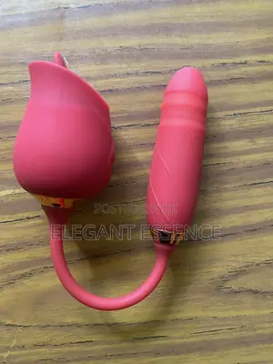2 in 1 Rose Toy With Licking Tongue Unique Dual Rose Head Design